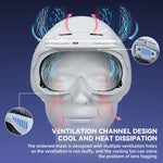 PICO 4 Hibloks VR 안경 얼굴 쿠션 보호 패드 팬 포함, PU 코튼 1개, PU 코튼 2개, 아이스 실크 1개, 아이스 실크 2개