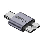 마이크로 B 수 어댑터 USB 링크 HDD 인클로저 인터페이스 변환기, USB 암 전송, 타입-C 암 전송, USB 수 전송, 타입-C 수 전송