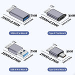 마이크로 B 수 어댑터 USB 링크 HDD 인클로저 인터페이스 변환기, USB 암 전송, 타입-C 암 전송, USB 수 전송, 타입-C 수 전송