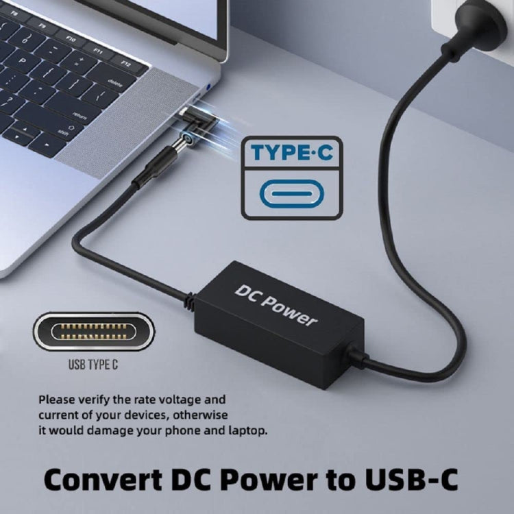 65W 암-타입-C 수 DC 전원-PD 전원 노트북 다기능 어댑터, 7.9x0.9mm A, 7.4x0.6mm B, 정사각 포트 C, 6.5x1.4mm D, 6.3x3.0mm E, 5.5x2.5mm F, 5.5x2.1mm G, 5.5x1.7mm H, 5.5x1.0mm I, 4.8x1.7mm J, 4.0x1.7mm K, 4.0x1.35mm L, 4.5x3.0mm M
