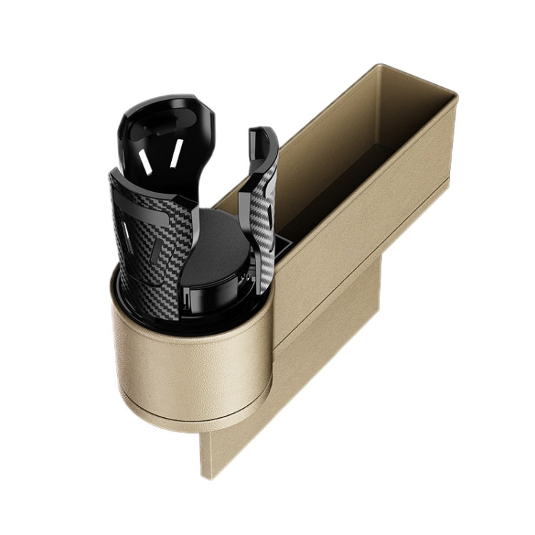Car Seat Gap Storage Box Car Water Cup Holder Ashtray, Left Black Red, Left Carbon Fiber, Left Brown, Left Beige, Left Black, Right Black Red, Right Carbon Fiber, Right Brown, Right Beige