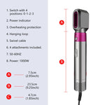 5 In 1 Hot Air Comb Automatic Curling Iron Square Model Hair Styling Comb Curling And Straightening, US Plug, EU Plug, UK Plug, AU Plug