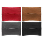 For Tesla Model 3 / Y Car Seat Central Control Screen Tissue Box Tissue Storage Bags, Black, Brown, Red