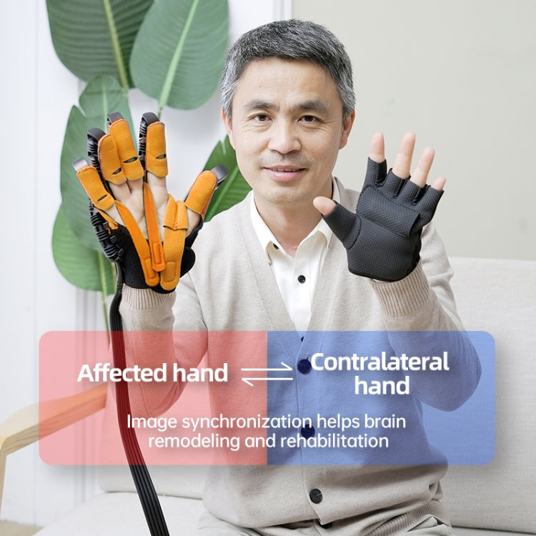 지능형 로봇 재활 장갑 장비, 미국 플러그 어댑터 포함, S, M, L, XL, XXL