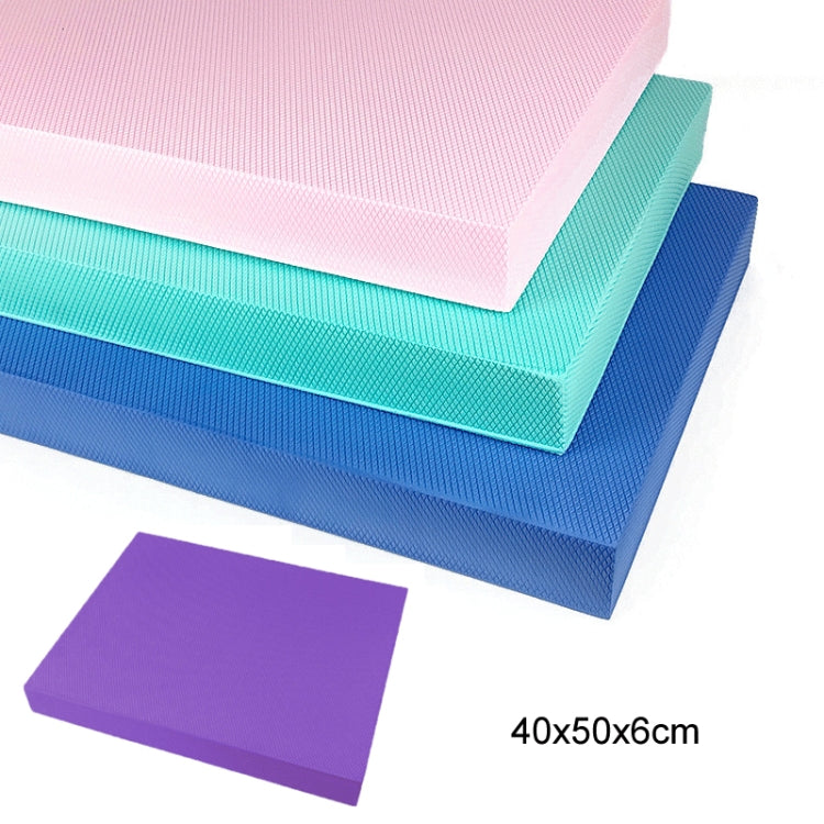 40x50x6cm 밸런스 매트 스포츠 무릎 꿇기 매트 피트니스 평평한 지지 매트, 티파니 블루, 밀레니엄 핑크, 다크 블루, 보라