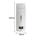 300W 500ml 전기 가열 물컵 스마트 끓임 주전자 온도 조절 주전자, SUS304 미국 플러그, SUS316 미국 플러그, SUS304 영국 플러그, SUS316 영국 플러그, SUS304 유럽 플러그, SUS316 유럽 플러그
