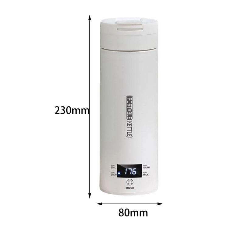 300W 500ml 전기 가열 물컵 스마트 끓임 주전자 온도 조절 주전자, SUS304 미국 플러그, SUS316 미국 플러그, SUS304 영국 플러그, SUS316 영국 플러그, SUS304 유럽 플러그, SUS316 유럽 플러그