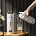 300W 500ml 전기 가열 물컵 스마트 끓임 주전자 온도 조절 주전자, SUS304 미국 플러그, SUS316 미국 플러그, SUS304 영국 플러그, SUS316 영국 플러그, SUS304 유럽 플러그, SUS316 유럽 플러그