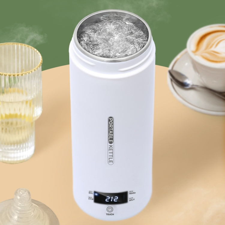 300W 500ml 전기 가열 물컵 스마트 끓임 주전자 온도 조절 주전자, SUS304 미국 플러그, SUS316 미국 플러그, SUS304 영국 플러그, SUS316 영국 플러그, SUS304 유럽 플러그, SUS316 유럽 플러그