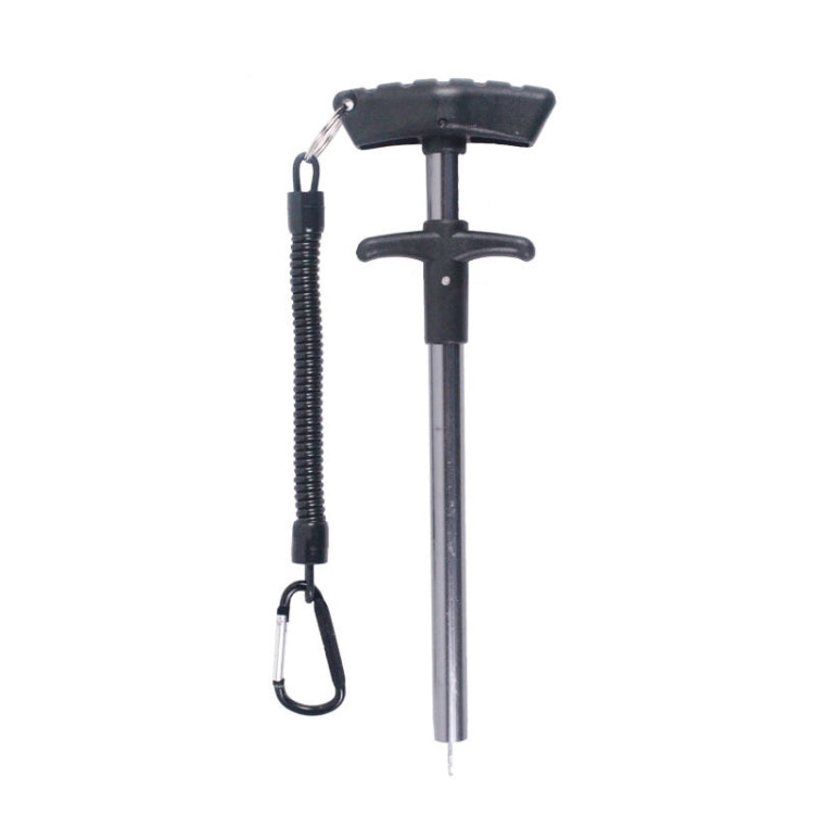 알루미늄 합금 디커플러 T자형 낚시 바늘 제거기 바다 낚시 장비 24 X 7.5cm, 파랑, 빨강, 회색, 파랑+스프링 로프, 빨강+스프링 로프, 회색+스프링 로프