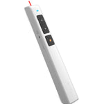 Deli 2.4GHz 페이지 터너 USB 클릭커 레드 라이트 포함 PPT용, 2802 (블랙), 2802 (화이트)