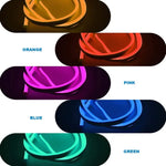 2m 5V LED 라이트 스트립 USB 유연한 네온 실리콘 소프트 스트립 세트, USB (핑크), USB (웜 컬러), USB (파란색)