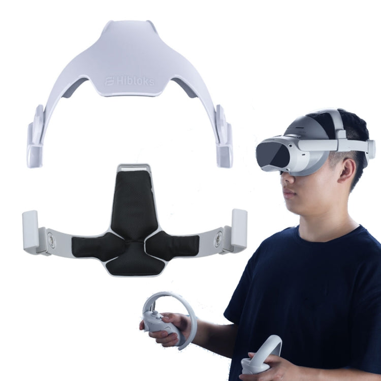 PICO 4 Hibloks 무압력 헤드밴드 고탄성 PU 헤드스트랩 VR 액세서리용