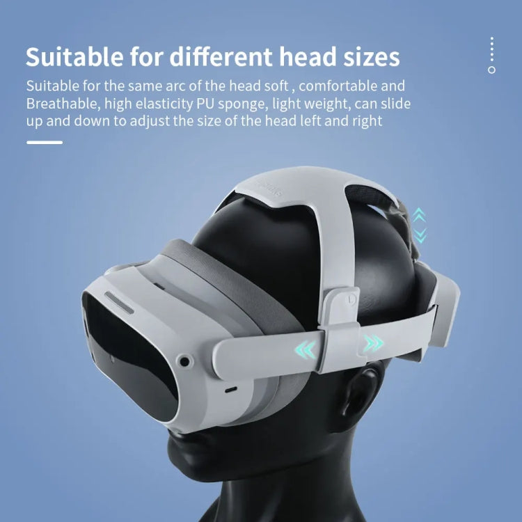 PICO 4 Hibloks 무압력 헤드밴드 고탄성 PU 헤드스트랩 VR 액세서리용