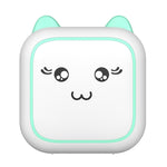 M5 미니 만화 휴대용 블루투스 사진 열 프린터, 블루, 핑크