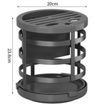 Home Thicken Knife Organizer Chopstick Cylinder Kitchen Drainage Countertop Shelf, Fixed (White), Fixed (Black), Fixed (Creamy), Rotary (White), Rotary (Black), Rotary (Creamy)