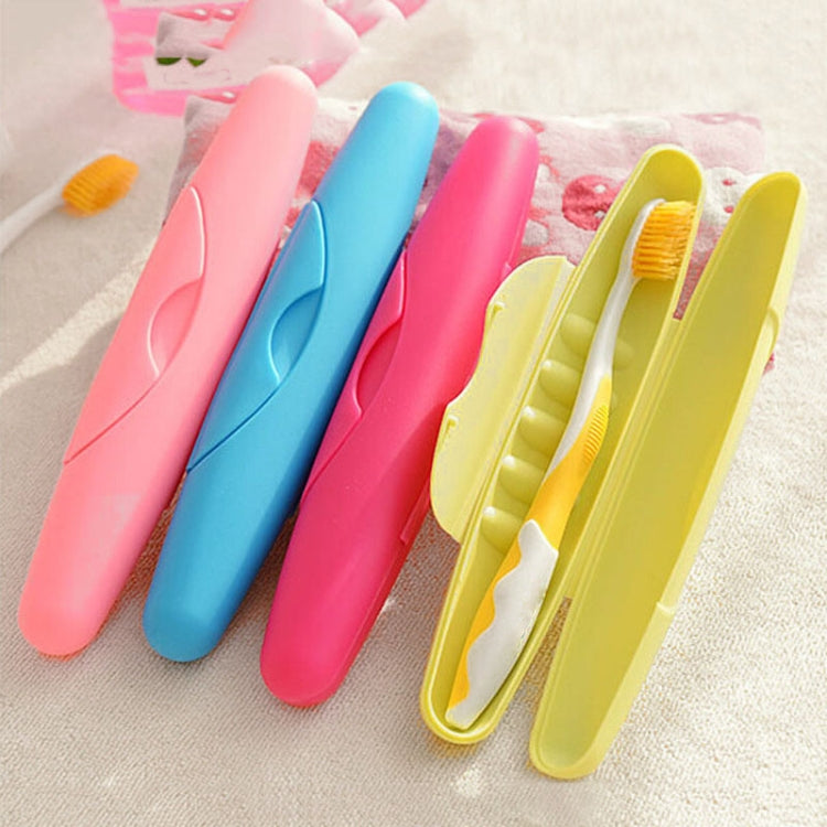 여행용 휴대용 칫솔 상자 뚜껑 및 잠금장치 포함 밀폐 칫솔 케이스