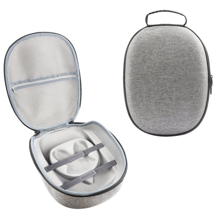 For Meta Quest 3 VR Storage Bag EVA Hard Shell Case Handbag, Grey