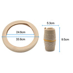 Car Silicone Protective Cover Wear Resistant Non-Slip Tire Pattern Driving Grip Sleeve, For 36cm-40cm Diameter Steering Wheel