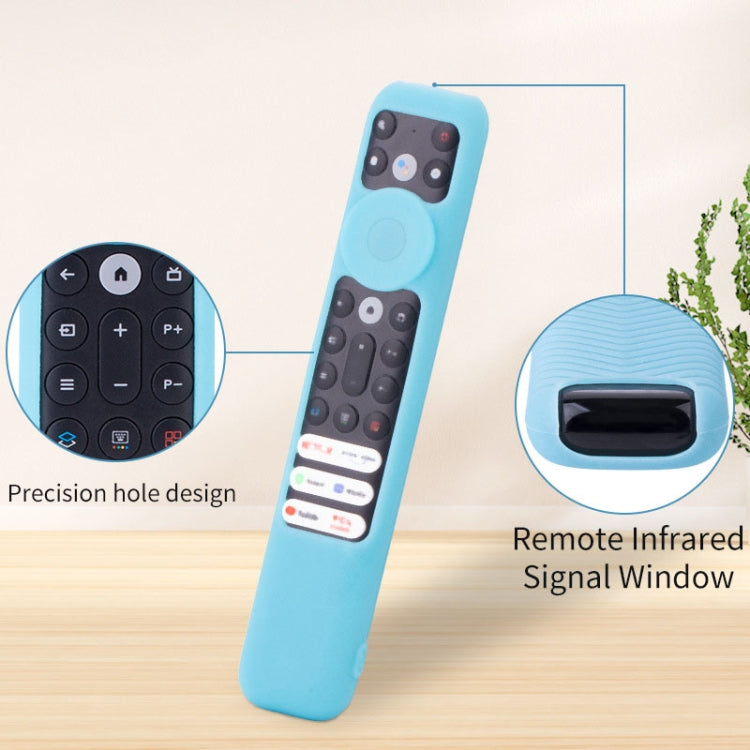TCL RC902V 리모컨 보호 케이스 FMR1/FAR2/FMR4 범용 실리콘 충격 방지 커버, 20.9 x 4.3 x 1.7cm