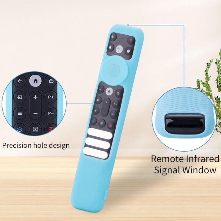 TCL RC902V 리모컨 보호 케이스 FMR1/FAR2/FMR4 범용 실리콘 충격 방지 커버, 20.9 x 4.3 x 1.7cm