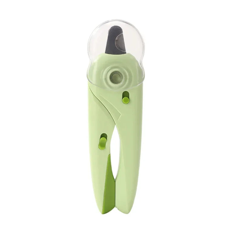 LED 애완동물 발톱깎이 개와 고양이 발톱깎이 및 발톱 광택기, 흰색, 초록색