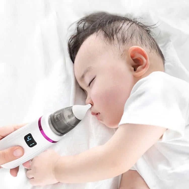 USB 충전 아기 코 점액 청소기 전기 비강 흡인기