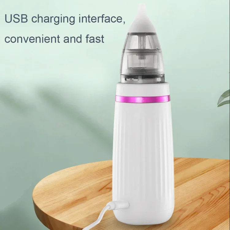 USB 충전 아기 코 점액 청소기 전기 비강 흡인기