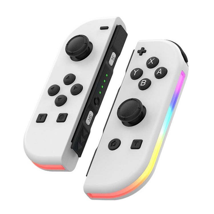 JOY-02 Gaming Left And Right Handle With RGB Lights Body Feel Bluetooth Gamepad For Switch / Switch OLED / Switch Pro / Switch Lite / Switch Joycon, Blue Red, Green Blue, White, Gray, Pink Green, Orange Purple, Light Pink Light Green