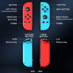 JOY-02 Gaming Left And Right Handle With RGB Lights Body Feel Bluetooth Gamepad For Switch / Switch OLED / Switch Pro / Switch Lite / Switch Joycon, Blue Red, Green Blue, White, Gray, Pink Green, Orange Purple, Light Pink Light Green