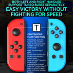 JOY-02 Gaming Left And Right Handle With RGB Lights Body Feel Bluetooth Gamepad For Switch / Switch OLED / Switch Pro / Switch Lite / Switch Joycon, Blue Red, Green Blue, White, Gray, Pink Green, Orange Purple, Light Pink Light Green