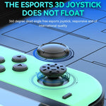 JOY-02 Gaming Left And Right Handle With RGB Lights Body Feel Bluetooth Gamepad For Switch / Switch OLED / Switch Pro / Switch Lite / Switch Joycon, Blue Red, Green Blue, White