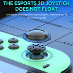 JOY-02 Gaming Left And Right Handle With RGB Lights Body Feel Bluetooth Gamepad For Switch / Switch OLED / Switch Pro / Switch Lite / Switch Joycon, Blue Red, Green Blue, White, Gray, Pink Green, Orange Purple, Light Pink Light Green