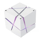Qone Cube AI Smart Voice-Controlled Bluetooth Speaker RGB Light Mini Wireless Audio, AI Voice-Controlled (Black), AI Voice-Controlled (White), AI Voice-Controlled (Blue), AI Voice-Controlled (Pink)