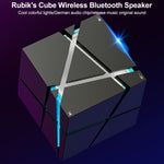 Qone Cube AI Smart Voice-Controlled Bluetooth Speaker RGB Light Mini Wireless Audio, AI Voice-Controlled (Black), AI Voice-Controlled (White), AI Voice-Controlled (Blue), AI Voice-Controlled (Pink)
