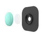 AirTag 2세대 / AirTag 1세대 위치 추적기 보호 케이스 PC+TPU 고점착 방수 천 커버