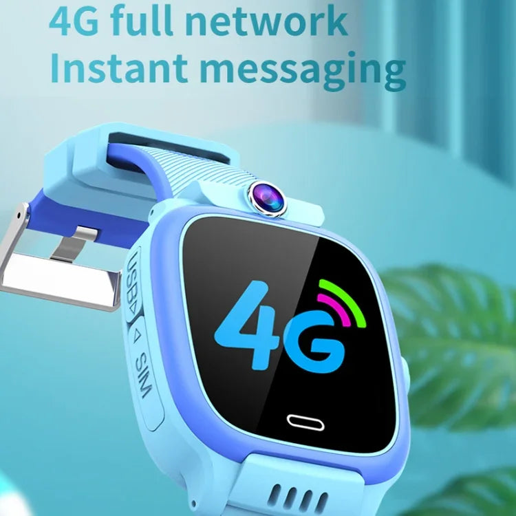 Y36 1.44인치 4G 영상 통화 방수 스마트 어린이 전화 시계, SOS 기능 포함