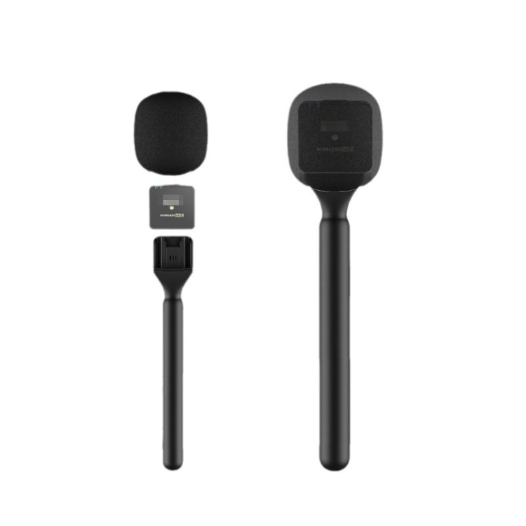 DJI Mic / Moma / Rode Wireless Go / Relacart용 마이크 인터뷰 핸들, 인터뷰 핸들