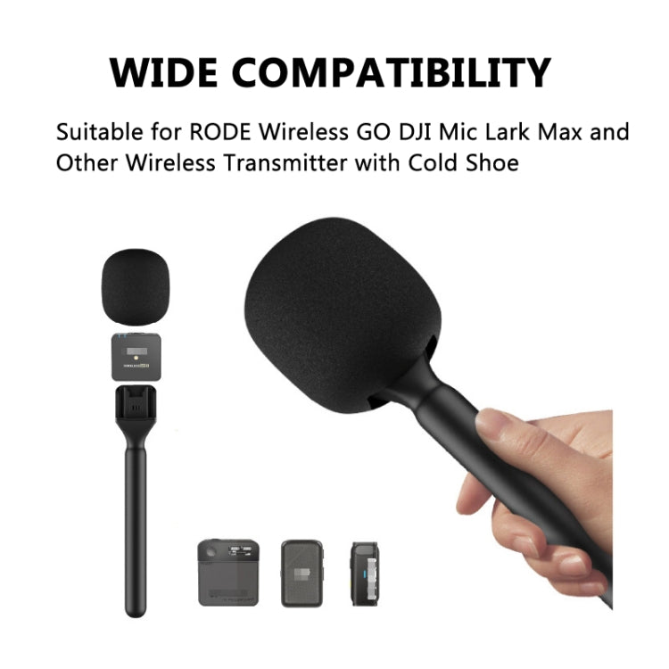DJI Mic / Moma / Rode Wireless Go / Relacart용 마이크 인터뷰 핸들, 인터뷰 핸들