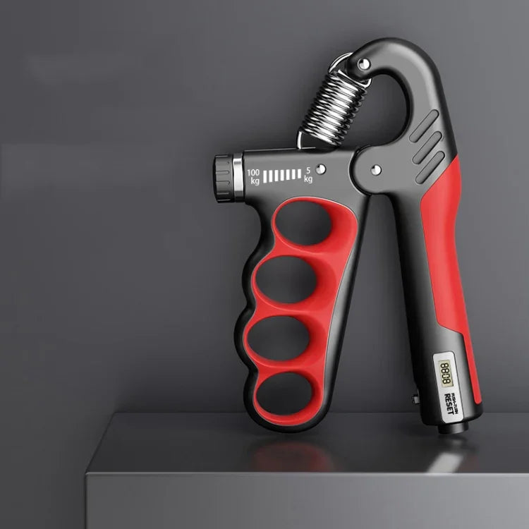 5-100kg Adjustable Hand Grip Strengthener Arm Muscle Exerciser, Electronic Counter Orange, Electronic Counter Red, Electronic Counter Gray, Mechanical Counter Orange, Mechanical Counter Red, Mechanical Counter Gray