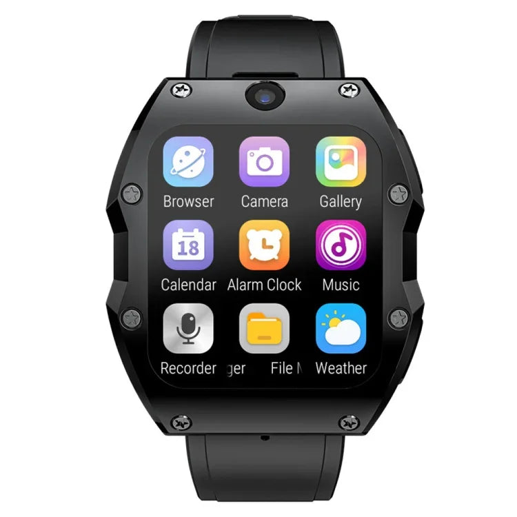 LOKMAT Appllp 3 Max 2.02인치 플러그 카드 4G 통화 방수 스포츠 스마트워치 SOS 기능 포함