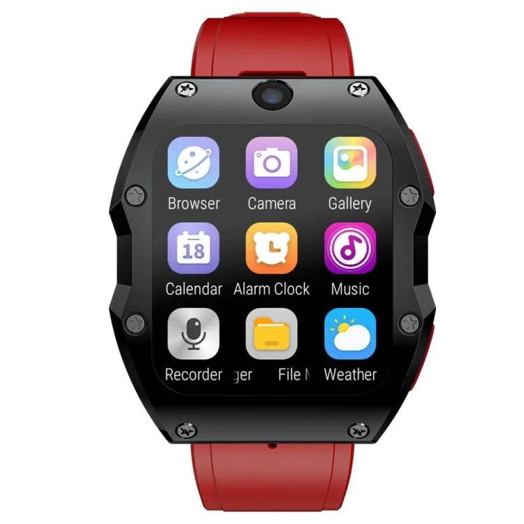 LOKMAT Appllp 3 Max 2.02인치 플러그 카드 4G 통화 방수 스포츠 스마트워치 SOS 기능 포함