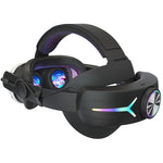 Meta Quest 3 USB 충전식 RGB 조명 효과 조절 가능 접이식 헤드셋용, Meta Quest 3 (엘리트), Meta Quest 3 (화이트), Meta Quest 3 (블랙)