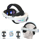 Meta Quest 3 USB 충전식 RGB 조명 효과 조절 가능 접이식 헤드셋용, Meta Quest 3 (엘리트), Meta Quest 3 (화이트), Meta Quest 3 (블랙)