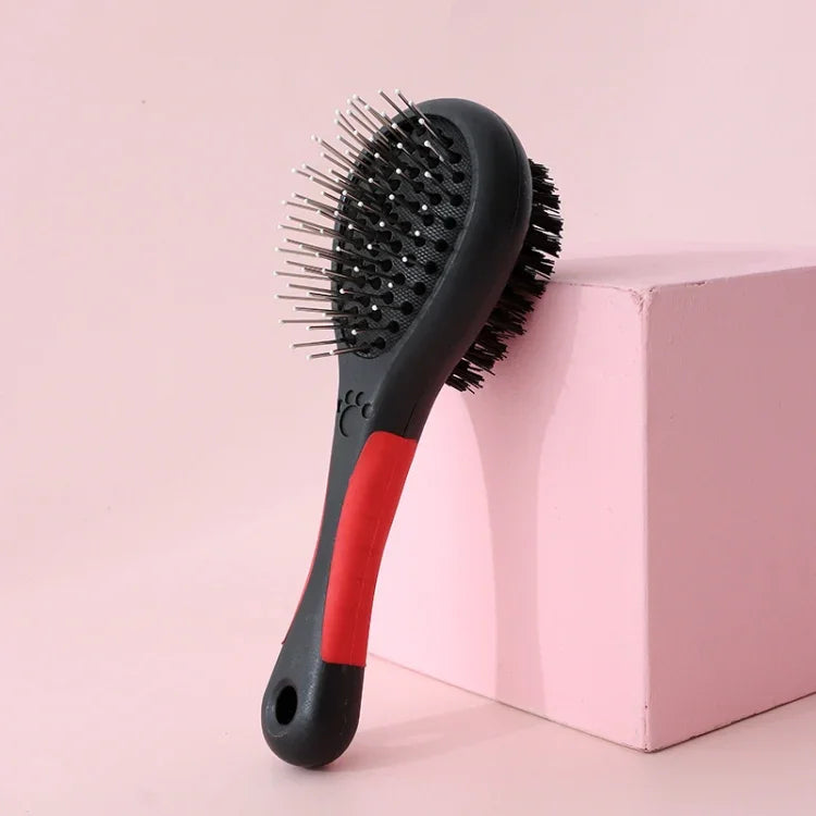반려동물 양면 빗 보호 포인트 포함 고양이 강아지 청결 그루밍 빗, 소형, 대형