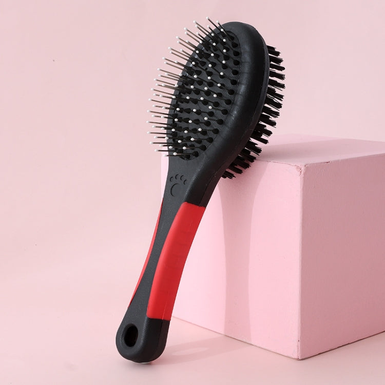 Pet Double Sided Comb With Protective Points Cat Dog Clean Grooming Comb, Large