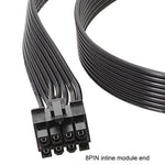 커세어용 18AWG 플랫 케이블 전원 모듈 케이블 그래픽 카드 모듈 케이블 8핀에서 8핀 6+2, 커세어용 50cm, 커세어용 60cm