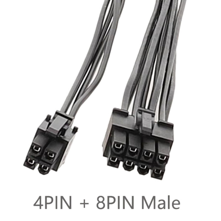 CPU 8핀에서 8+4핀 어댑터 케이블 전원 공급 장치 마더보드 프로세서 전원 케이블, 20cm, 30cm