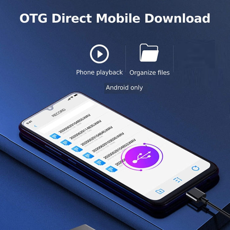 Q63 HD 노이즈 캔슬링 자석 음성 녹음기 휴대용 지능형 음성 활성 녹음 펜, 8GB, 32GB