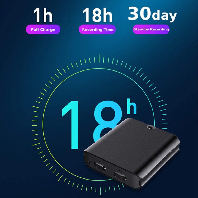 Q63 HD 노이즈 캔슬링 자석 음성 녹음기 휴대용 지능형 음성 활성 녹음 펜, 8GB, 32GB
